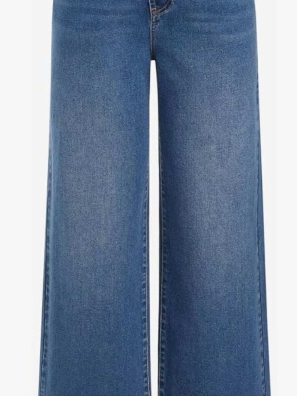 Cider Wide-Leg Jeans in Medium Blue New Size M - Picture 12 of 14